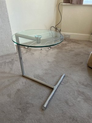 Photo of free Chrome and glass table (Charminster)