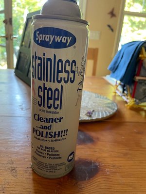 Photo of free stainless steel cleaner (Wedgwood)