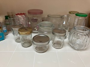 Photo of free Box of jars, tins, spice grinders (Morgan Hill)