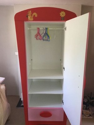 Photo of free IKEA Mammut Wardrobe Pink/Red (Baltonsborough BA6)