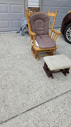 Photo of free Rocking chair w rocking footstool (Broadlands, VA)