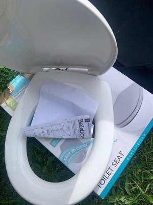 Photo of free Almost Unused loo seat (Clyst st Mary)