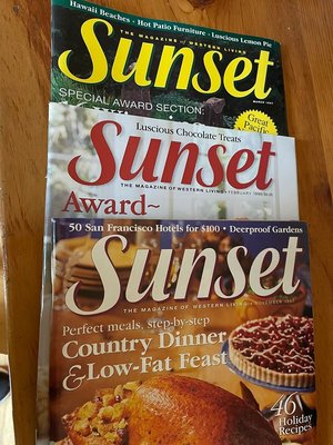 Photo of free Sunset magazines (Wedgwood)