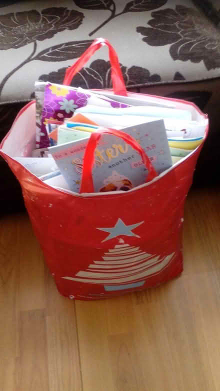 Photo of free Large bag of used greeting cards (Whiston L35) #2