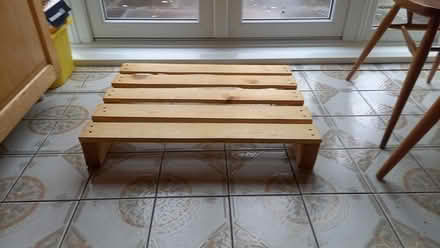 Photo of free wooden pallet- standing platform (Kings Norton B30) #1