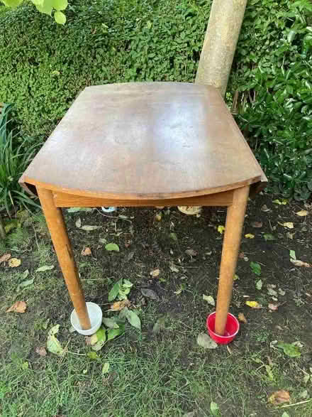 Photo of free Round table (hardwood/blockboard) (Malvern Link WR14) #3