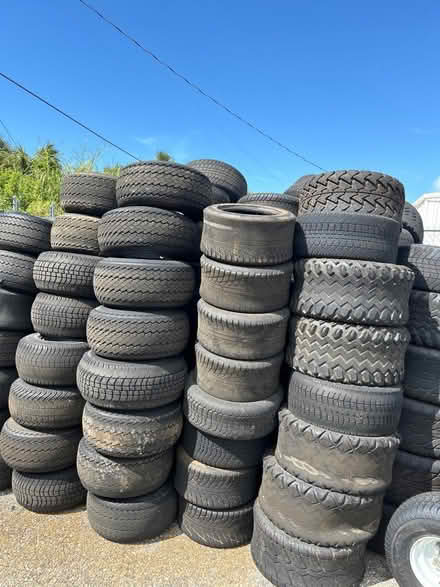 Photo of free Used golf cart tires and/or rims (1590 Tamiami Trl S, Venice)