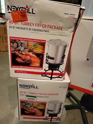 Photo of free Turkey fryer parts (Marcos Carrollton VR Highway)