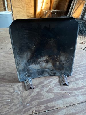 Photo of free Fireplace cast iron Fireback (New Hope)