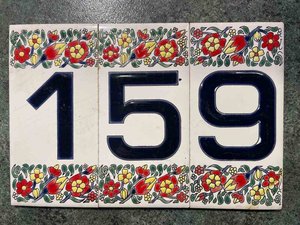 Photo of free 3 x Numbered Ceramic Tiles (Chaddesden DE21)