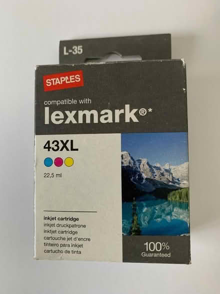 Photo of free Lexmark-compatible colour inkjet cartridge (N1)