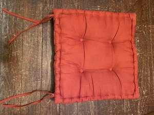 Photo of free Red Fabric Chair Cushion (Cleveland Park)