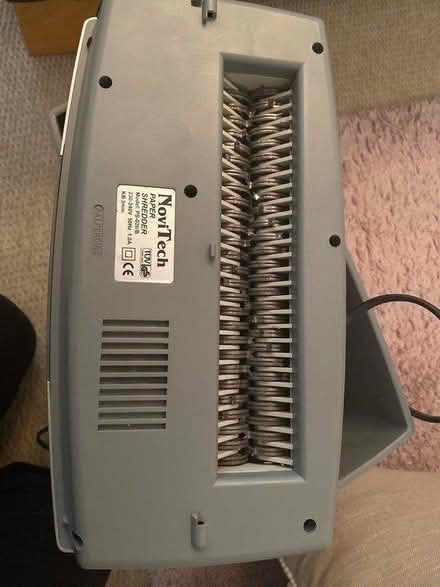 Photo of free Crosscut paper shredder - Last Time (Wells BA5) #3