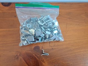 Photo of free Bag of metal shelf clips (Pasadena)