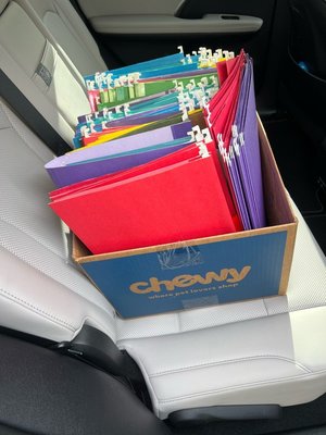 Photo of free Legal size hanging file folders (Fairview street)