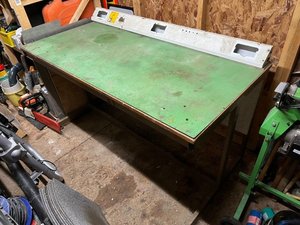 Photo of free Old laboratory workbench (Kingsclere RG20)