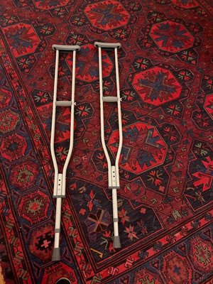 Photo of free Adult crutches (Brookline)
