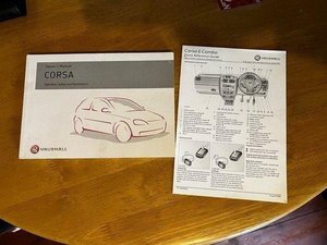 Photo of free Manual for Corsa (LU6 Central Dunstable)
