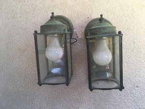 Photo of free 2 Outdoor Garage Lights (North Boulder/Wonderland HIll)