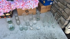 Photo of free Vases, candle holders, silk flowers (San Leandro)
