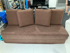 Photo of free 3 Seater sofa-bed (seahorse brand) (Tampines Ave 1)