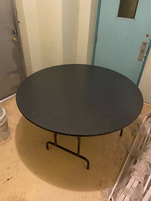 Photo of free Large round table (Gerrard & Broadview)