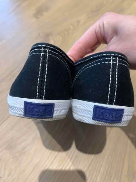 Photo of free Keds Plimsolls size 3 black shoes (SM5) #1