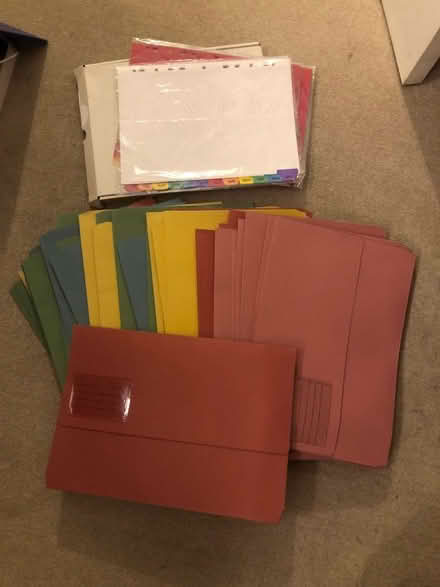 Photo of free Card wallets, poly pockets and dividers (Webheath B97) #1