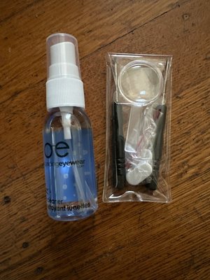 Photo of free Eyeglass cleaner and tools (North San Leandro)