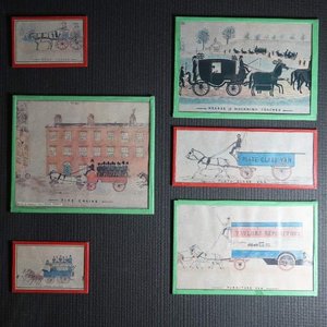 Photo of free Six glazed prints: Horses & Carriages, 1873 (Dean EH4)