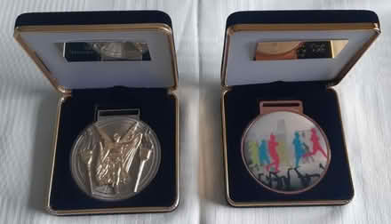 Photo of free 2 Running medals in presentation boxes (Penrith CA11) #1