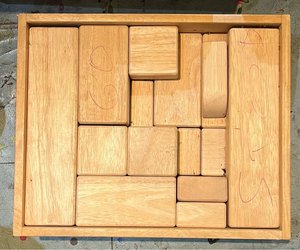 Photo of free Solid wooden building blocks (Maxwell Park)