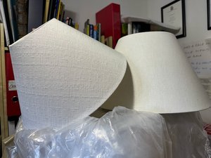 Photo of free 2 fabric lampshades (Middleton St George DL2)