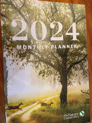 Photo of free 2024 monthly planner (Wedgwood)
