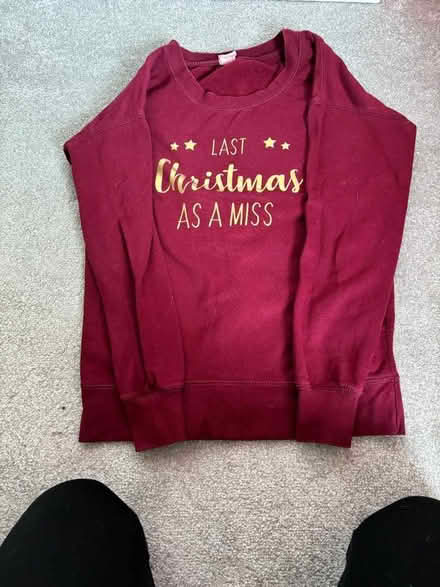 Photo of free Jumper - last Christmas as a Miss (Poplars SG2) #1