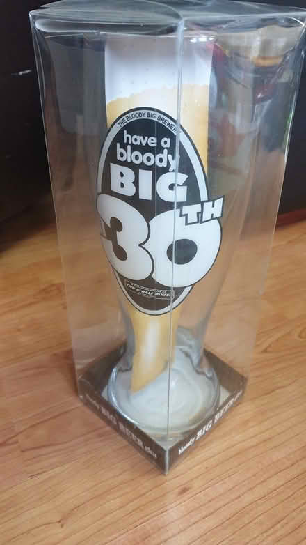 Photo of free Big 30th birthday beer glass (UB6JT) #1