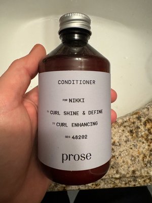 Photo of free Prose hair products (Corktown Detroit)