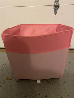 Photo of free Pink basket with rabbit plush etc (Alexandria , VA)