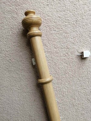 Photo of free LONG WOOD-EFFECT CURTAIN TRACK (Approx. 9ft long). (Downend BS16)