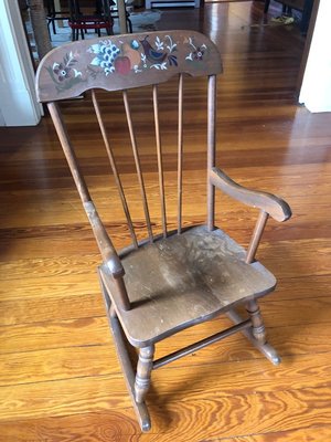 Photo of free Kid sized rocking chair (Teele Sqaure, Somerville)