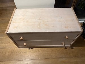 Photo of free White wash pine chest of drawers (E8 London Fields)