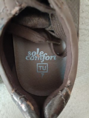 Photo of free ladies size 7 eu40/41 tu brown casual shoes flip flops (New Penshaw NE38)