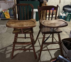 Photo of free Wooden Highchairs (Mayfair Place, Crofton)