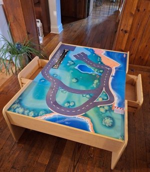 Photo of Children's play train table (Mt. Prospect)