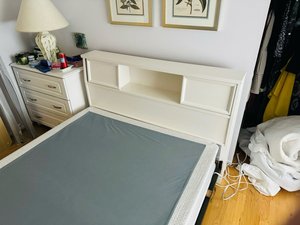 Photo of free Full bed frame and box spring (Bham/Bloomfield/Troy)