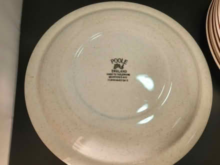 Photo of Vintage 10" 'Parkstone' plate made by Poole Pottery (Welwyn AL6) #2
