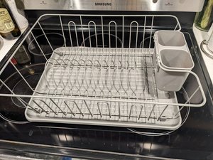 Photo of free dish drying rack (Petworth)