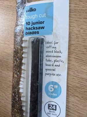 Photo of free Junior Hacksaw blades (Fulwood S10)