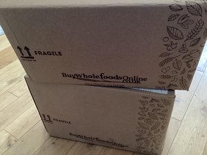 Photo of free boxes and brown paper packaging (Glasgow west end)