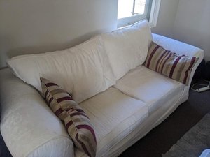 Photo of free Large White Sofa (Randwick)